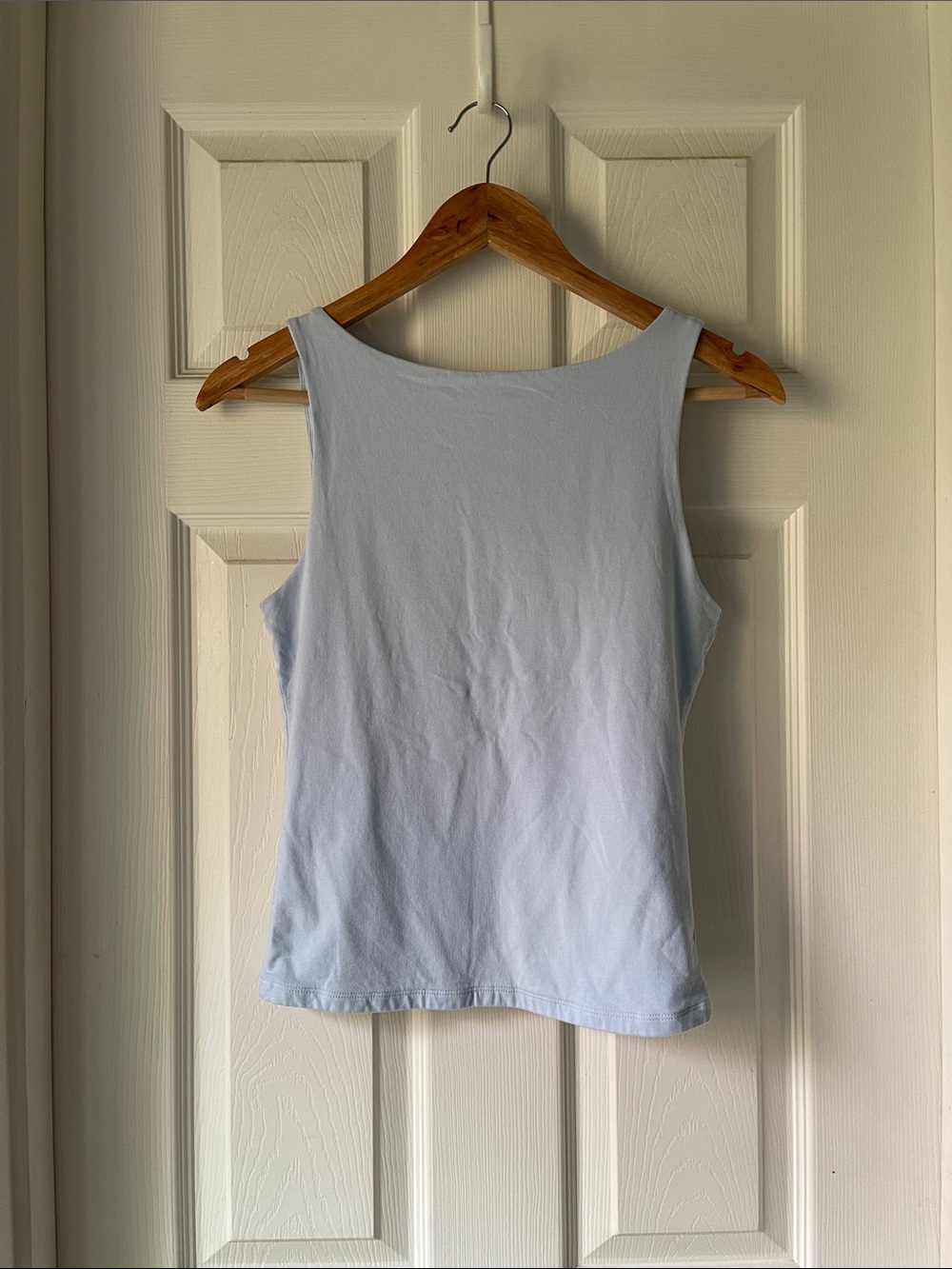 Old Navy Light Blue Cotton Stretch Tank Top Small
